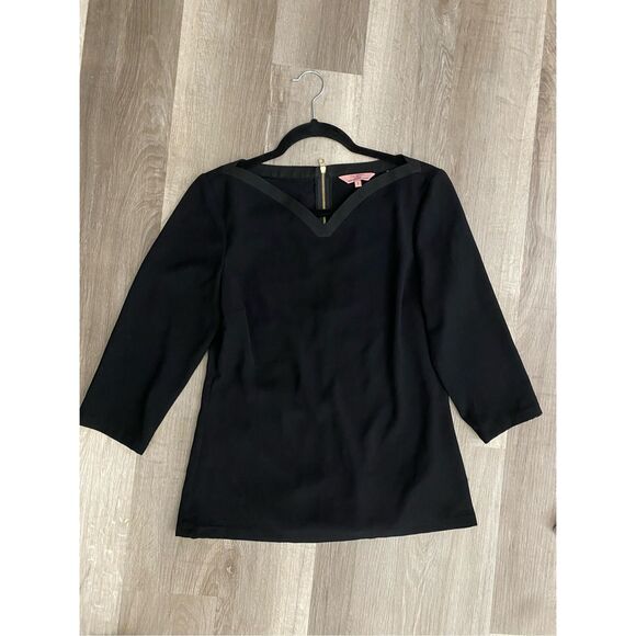 Ted Baker London Sweetheart Black Blouse, Ted Baker Size 2 / US Small, MP $168 - Picture 7 of 10